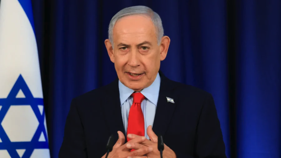Israeli Prime Minister Benjamin Netanyahu speaks during a press conference, amid the U.S.-Israel conflict with Iran, in Jerusalem, Israel, on March 19, 2026. (Ronen Zvulun/Pool/Reuters)