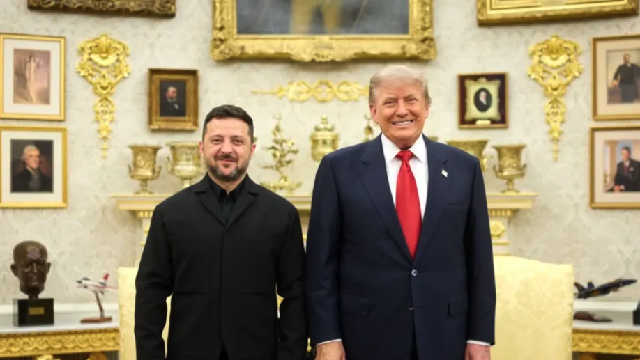 Ukrainian President Volodymyr Zelenskyy (L) and U.S. President Donald Trump in the Oval Office of the White House in Washington on July 28, 2026. (Ukrainian Presidential Press Service)