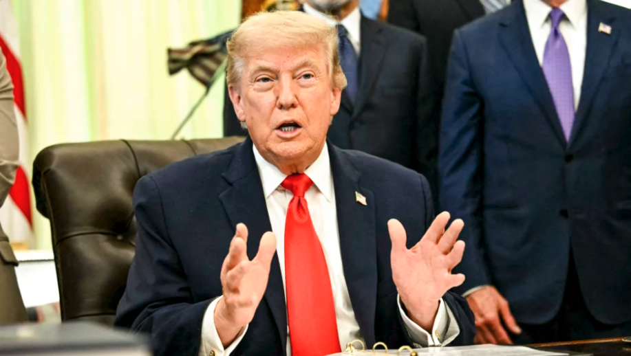 U.S. President Donald Trump speaks before signing a proclamation in the Oval Office of the White House in Washington on June 11, 2026. (Photo by Kent NISHIMURA / AFP via Getty Images)